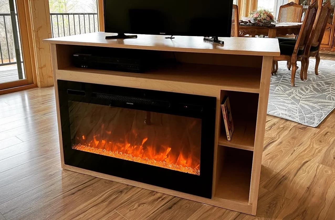 Fireplace and TV Stand